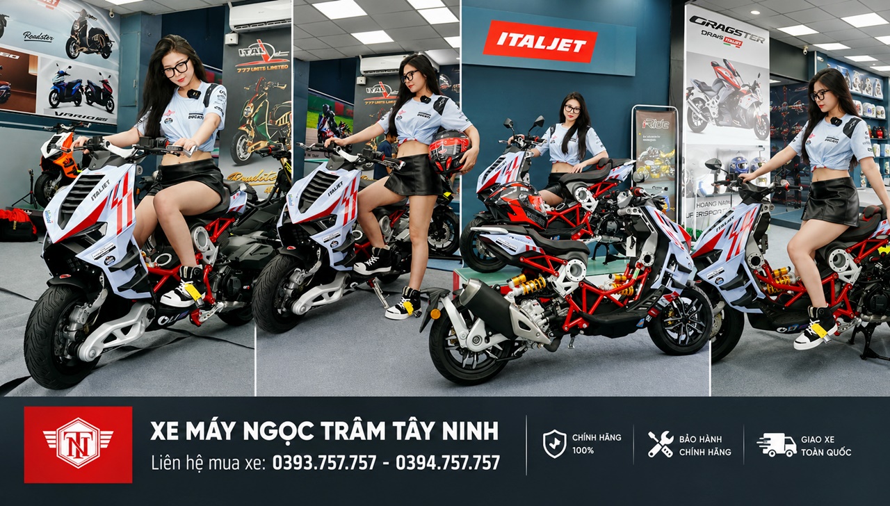 Trang chủ 75 Italjet Dragster 300 Malossi